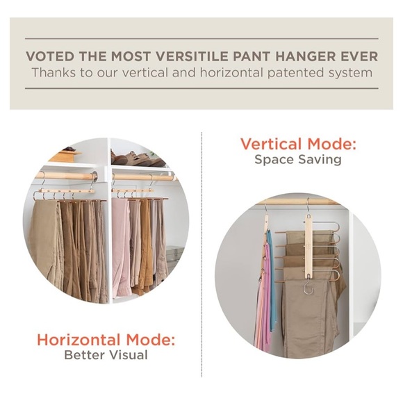 NIB Space saving pant or scarf hanger - Picture 3 of 10